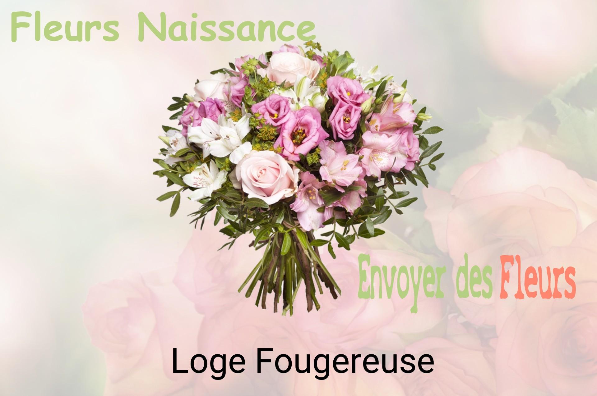 Bouquet de fleurs de naissance livré à Loge-Fougereuse