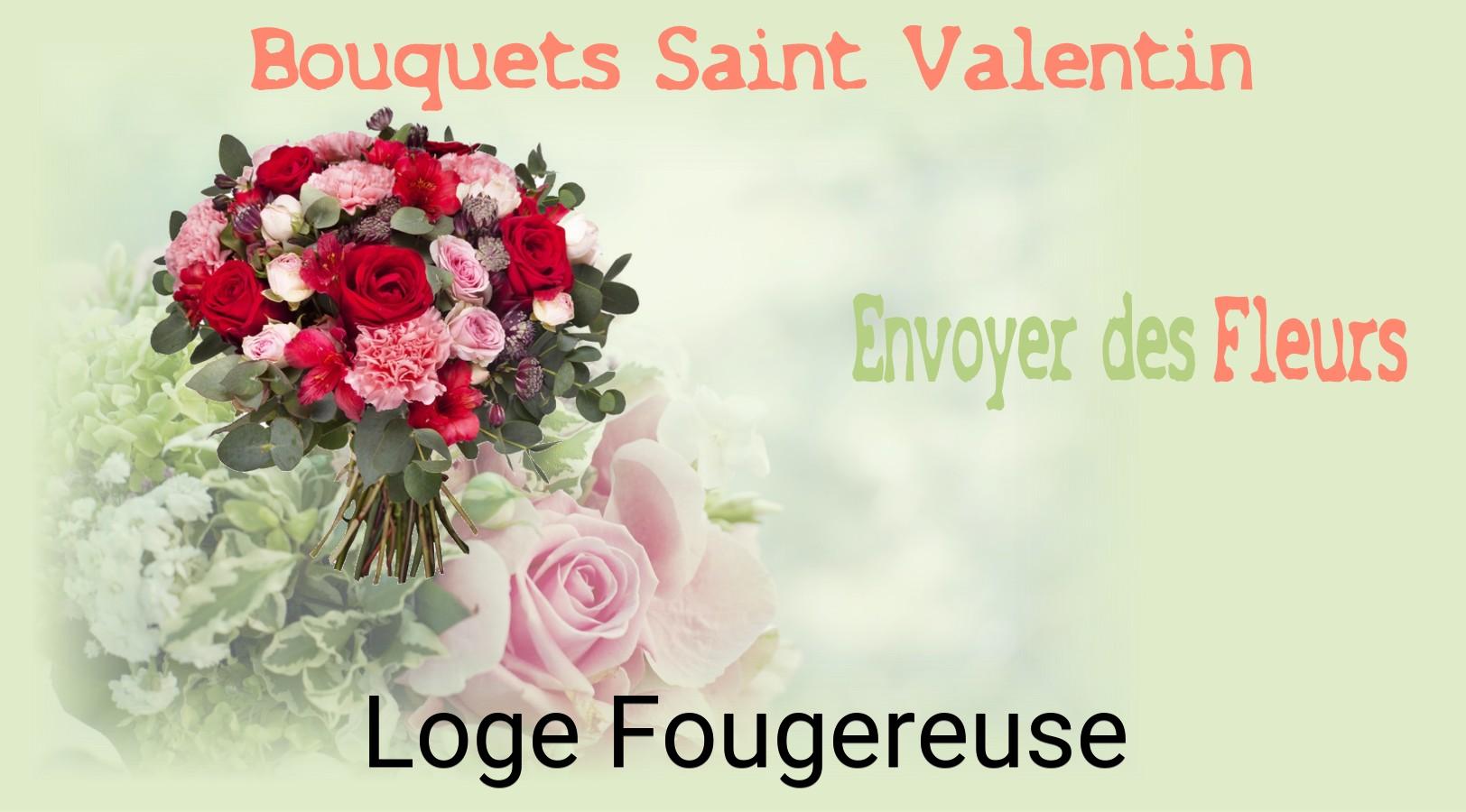 Roses de Saint-Valentin livrées à Loge-Fougereuse